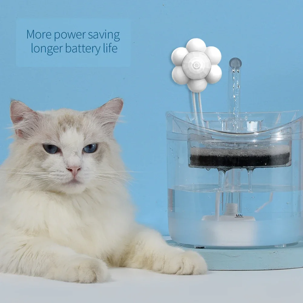 Pet Water Dispenser Automatic Home Motion Sensor Filter Fountain Universal Infrared USB Powered For Dog Cat