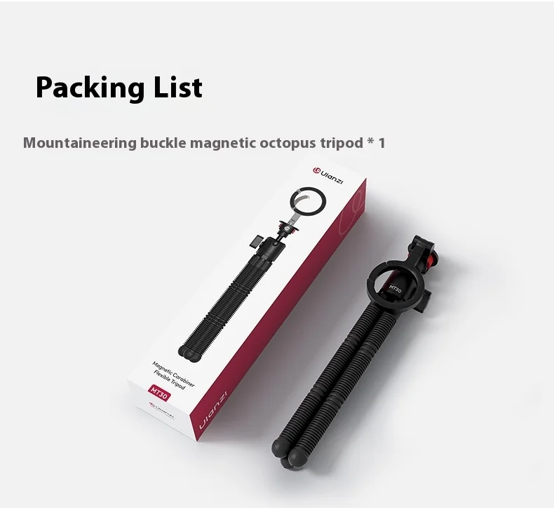 Ulanzi MT30 Tripod Magnetic Flexible 360° description image 15