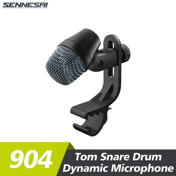 SENNNESAI 톰 스네어 드럼 마이크 E904 (금속), 카디오이드 악기 마이크, 클립 암 마운트, 인기 판매!