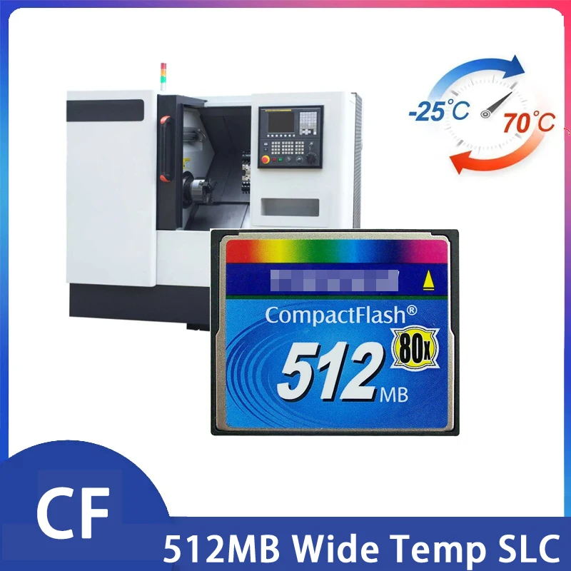 

Transcend CF карта 512M 80X широкотемпературная промышленная компактная флэш-карта CNC машина CNC Card рекламная машина