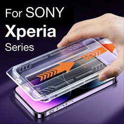 Premium Screen Protector Tempered Glass with Auto - Dust Removal Kit - Sony Xperia 10 III