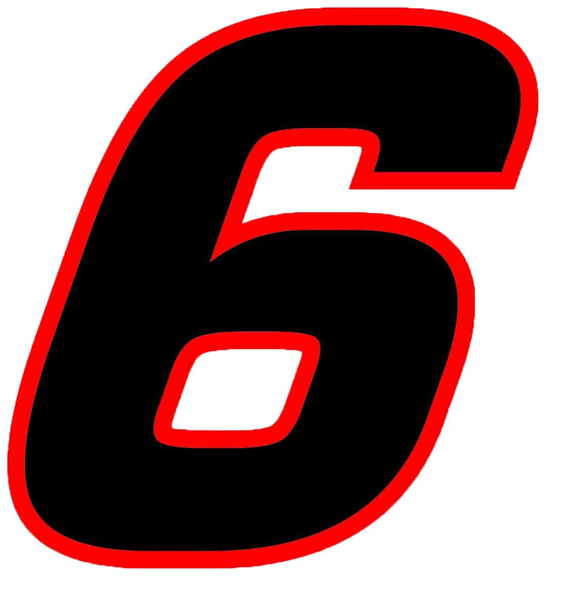 Biomar Labs® Adesivo Sticker Numero Gara 1 – Tuning Auto Moto Cross Rally – Design Camouflage Mimetico Militare Rosso – Resistente Alle Intemperie – N 221