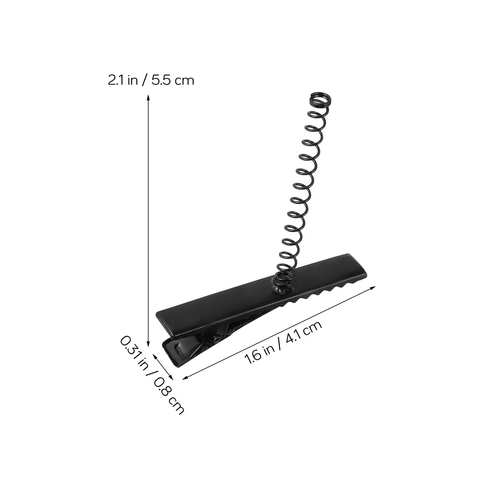 100Pcs 어린이 크리 에이 티브 헤어 스타일링 클립 금속 스프링 오리 빌 머리핀 소녀를위한 DIY 액세서리 머리핀