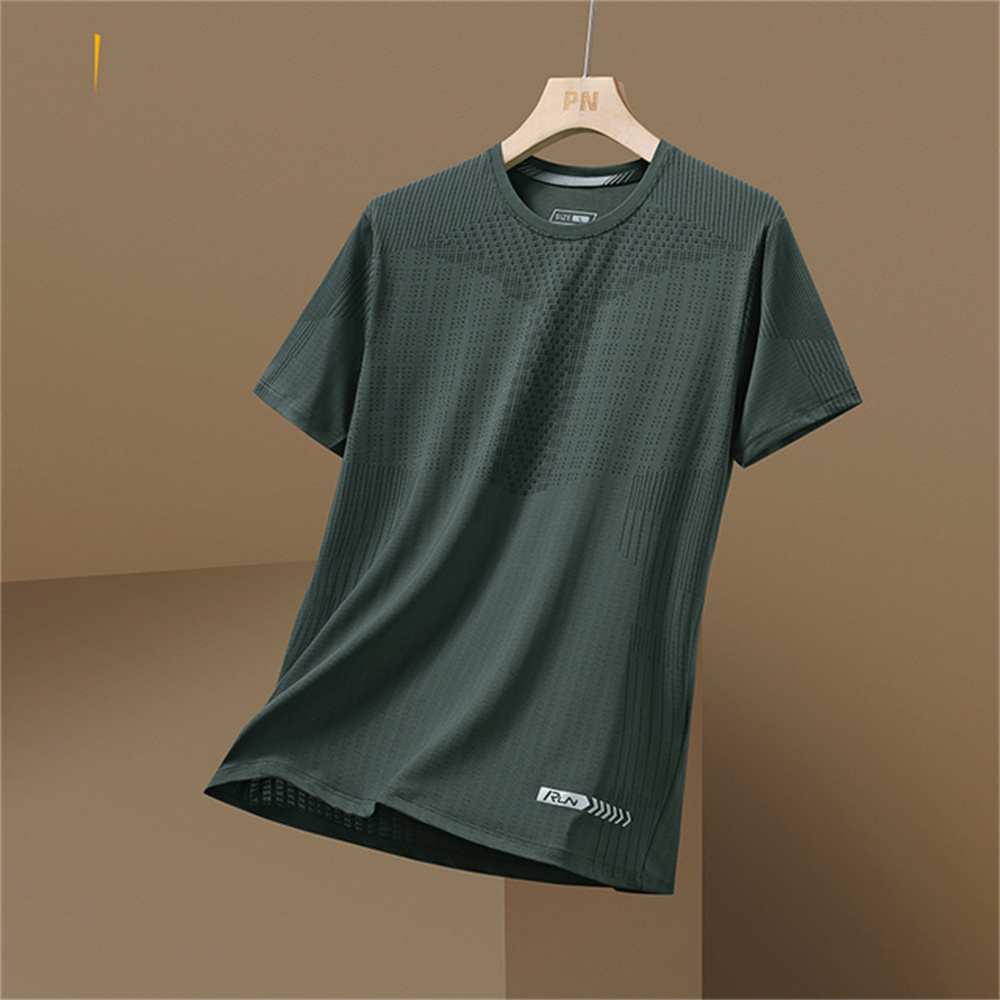 Men's T-shirt 3D Printing Breathable Quick Drying Sports Running Short sleeve Tees Summer Oversized Men Clothing Crew Neck Tops