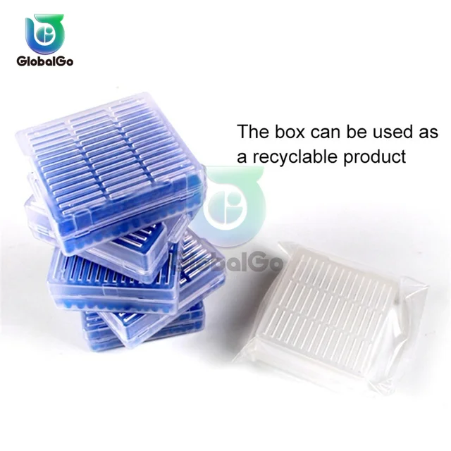 Nedvesség Elnyelő Gyöngyök Szigetelő Szilikagél Doboz Újrafelhasználható Multifunkciós Nedvességgyöngyök