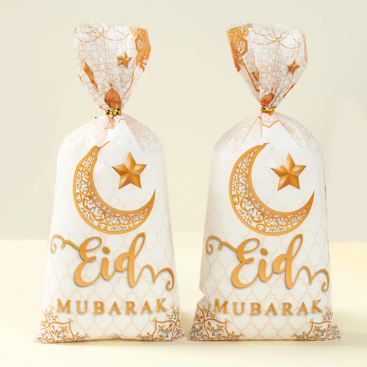 EidMubarakGiftBagsPlasticCandyCookieBagRamadanKareemDecoration2024IslamicMuslim