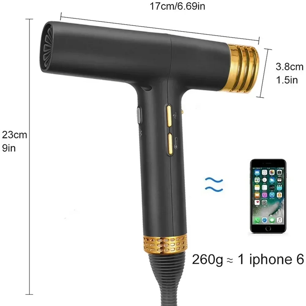 110000rpm Professional Hair Dryer Negative Ion Blow Dryer High Speed Blower Appliance Hair Care Hair Machine Salon/Barber 5
