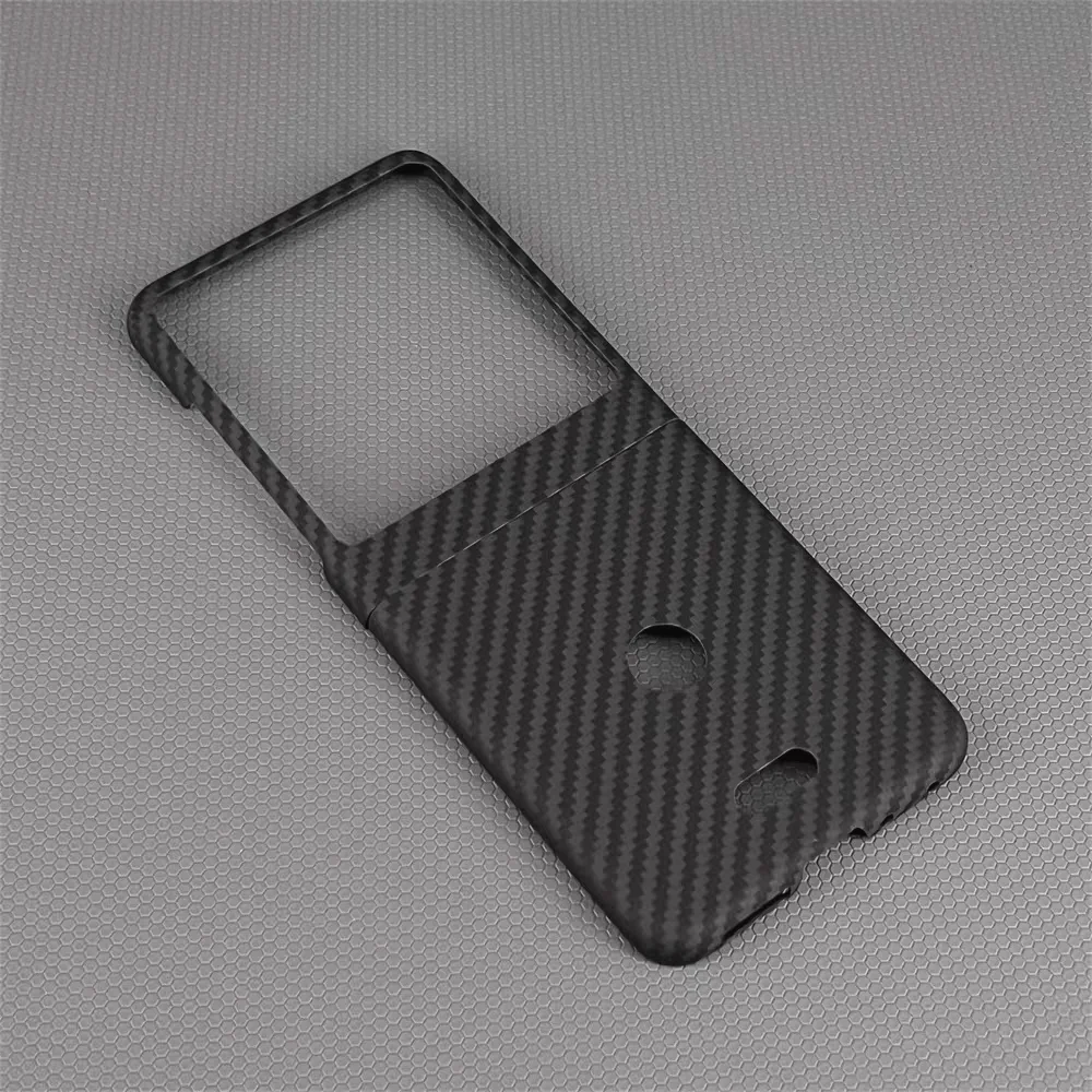 Premium Real Aramid Carbon Fiber Slim Case - Thin, Lightweight, Matte Armor Back Cover