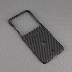 Premium Real Aramid Carbon Fiber Slim Case - Thin, Lightweight, Matte Armor Back Cover for Motorola Razr 70 (1500D Hollow)