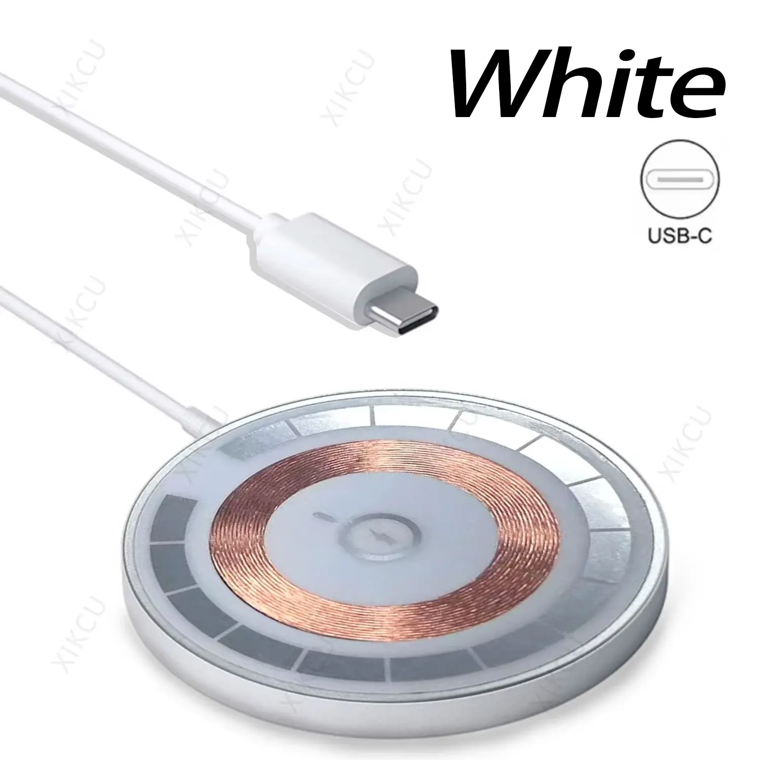 Магнітний бездротовий зарядний пристрій для телефону потужністю 200 Вт для Magsafe iPhone 16/16Pro Max 15 14 13 12 Samsung AiPods Pro 3 Fast Charging Station