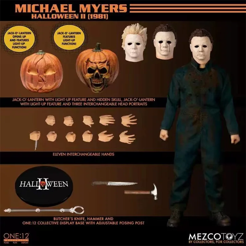 

In Stock Original MEZCO MICHAEL MYERS HALLOWEEN 2.0 Anime Action Collection Figures Model Toys
