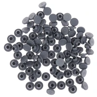 100Pcs Rubber Stoppers Self Sealing Injection Ports Inoculation Medical For 13mm Glass Bottles Vials Opening Sealing Organizer 2