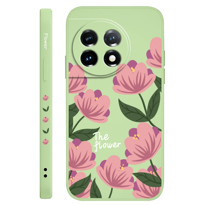 Pink Primrose Liquid Silicone Phone Case