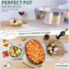 Oven - 12.6  Pot ForCookware, Bread Baking & More - Roaster Pan with Silicone C 6