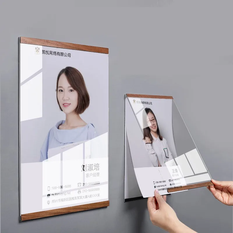 A5/A4 Fotoğraf Çerçevesi Duvara Monte Delme Ücretsiz Sertifika Resim Çerçeveleri Akrilik Belge Burcu Poster Tutucu Ekran Çerçevesi