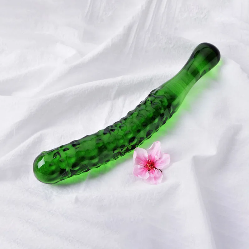 Glass Fruit Vegetable Dildo Realistic Vibrator For Women_voghion.com