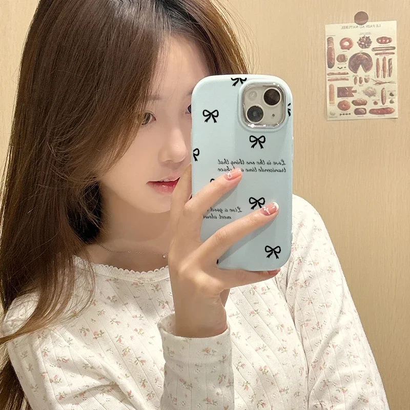 3D Bow Design Candy Phone Case