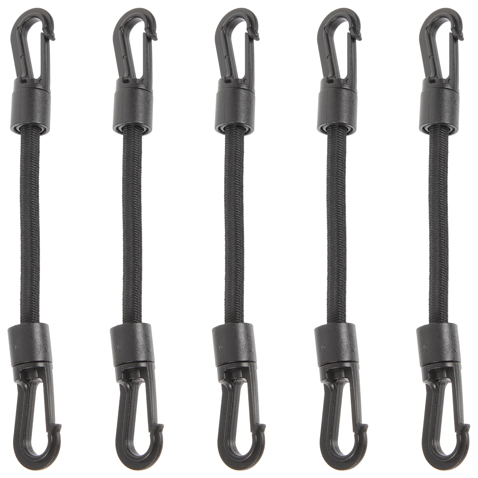 

5Pcs Portable Hook Ropes Multi-function Buckle Straps Elastic Tie Down Straps Outdoor Supply