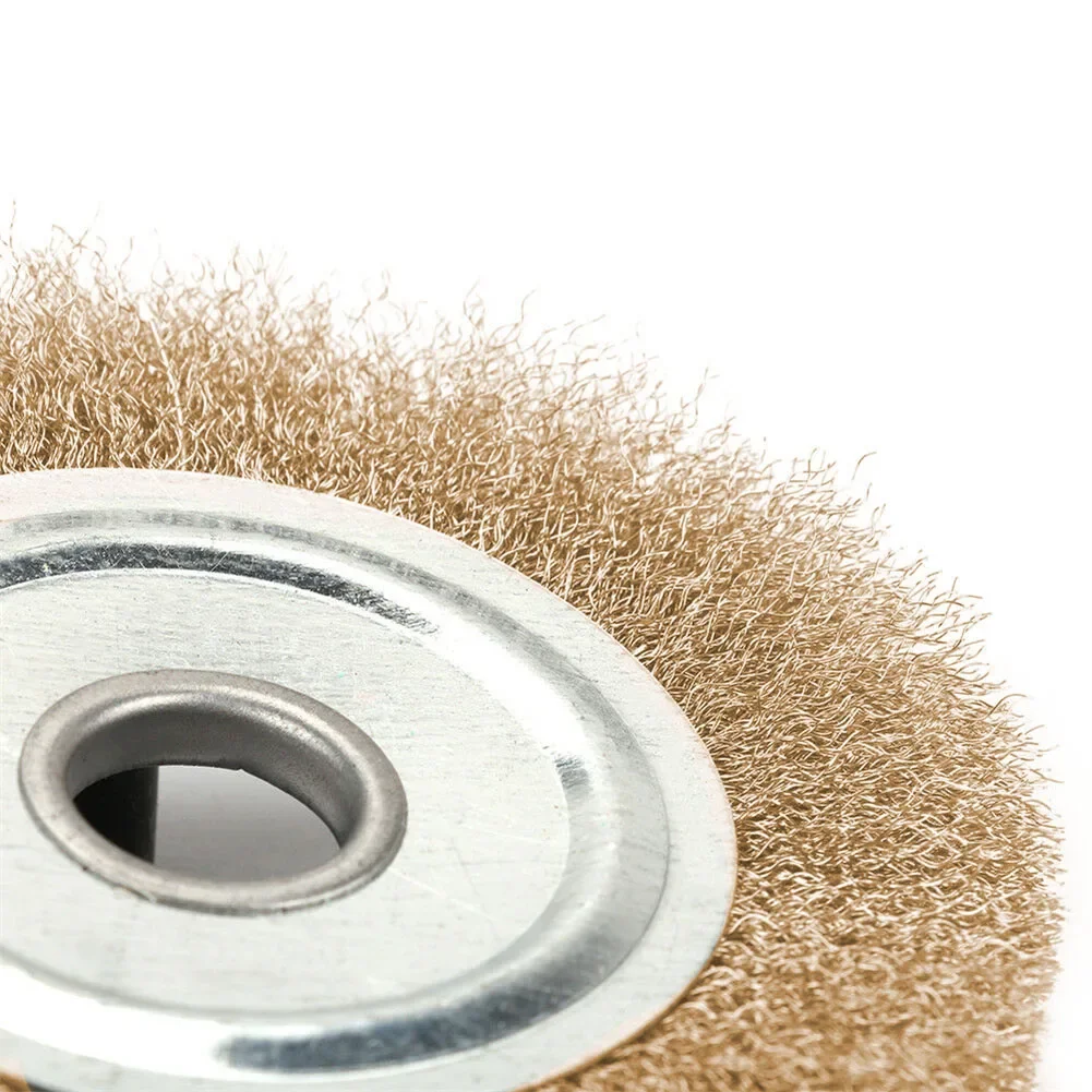 Set 4 Spazzole Metalliche Per Smerigliatrice - 75mm E 100mm Per Rimozione Ruggine E Vernice - Foto 9