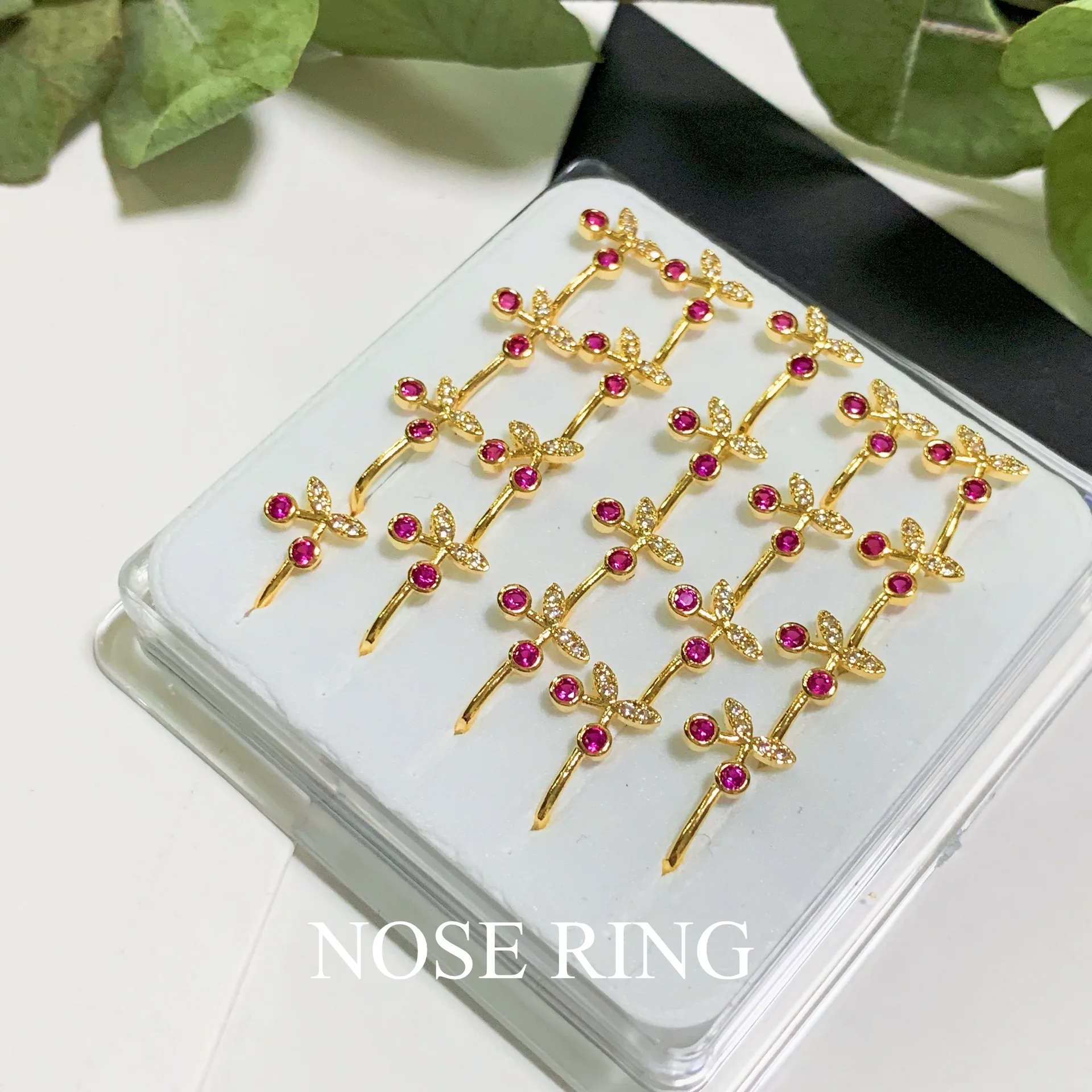 

20pcs Boxed Fake Nose Rings for Women Nose Clip Clip On Non Piercing Nose Ring African Nose Cuff Non Piercing for Teen Grirls