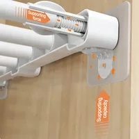 4/10pcs ตู้เสื้อผ้า Divider วงเล็บ Non-Marking Sticky Kitchen Cabinet Divider วงเล็บ Anti-ด้านข้างชั้นสนับสนุนวงเล็บ 2