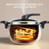 6.5L Household Micro Pressure Stew Pot Low Pressure Pot Induction Cooker Gas Universal Kitchen Soup Cookware 2