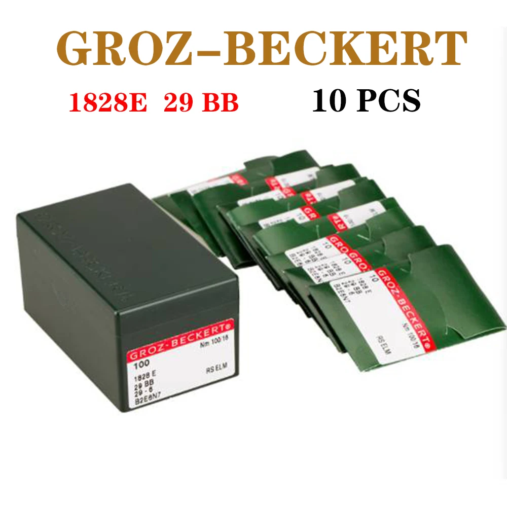 

10 PCS Sewing Machine Needle GROZ-BECKERT 1828E 29BB 1717DC TITANIUM Double-Faced Cashmere Blind Stitch Needles