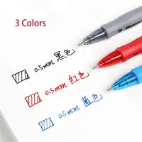 13/30Pcs Retractable Gel Pen Set Black/Red/Blue Ink Ballpoint Pen For Writing Gel Pen 0.5mm Office Accessorose School Stationery 5