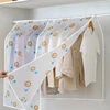 Garment Bags Hanging Clothes Garment Rack Cover Bags Clothing Storage Bag For Hanging Shirts Coats Dresses Suits 2