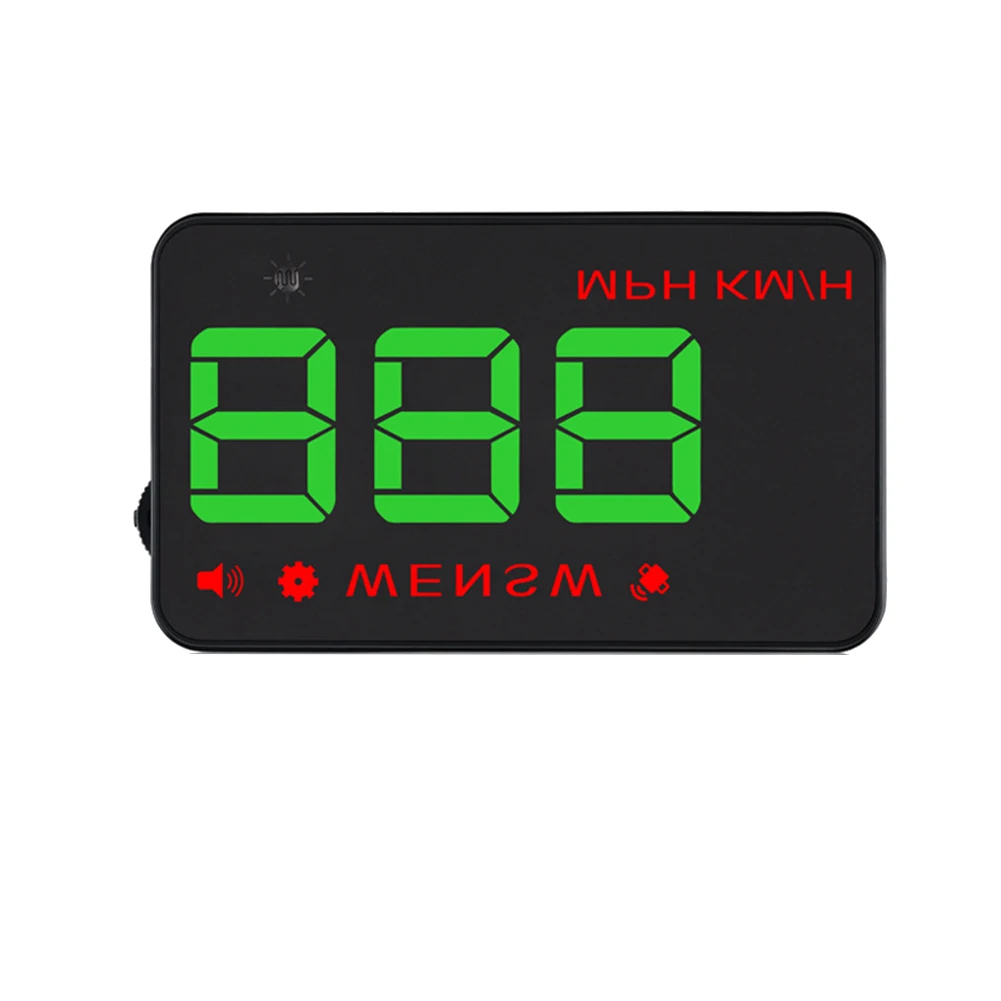 

A5 Universal HUD GPS Satellite Head-Up Display Overspeed Warning Voltage Alarm for All Car and Trucks(Green)