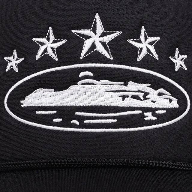 Nuevos sombreros de béisbol con estampado Unisex, nuevas gorras de camionero de moda urbana versátiles de malla con sombrilla Personal transpirable de Hip Hop Unisex 6