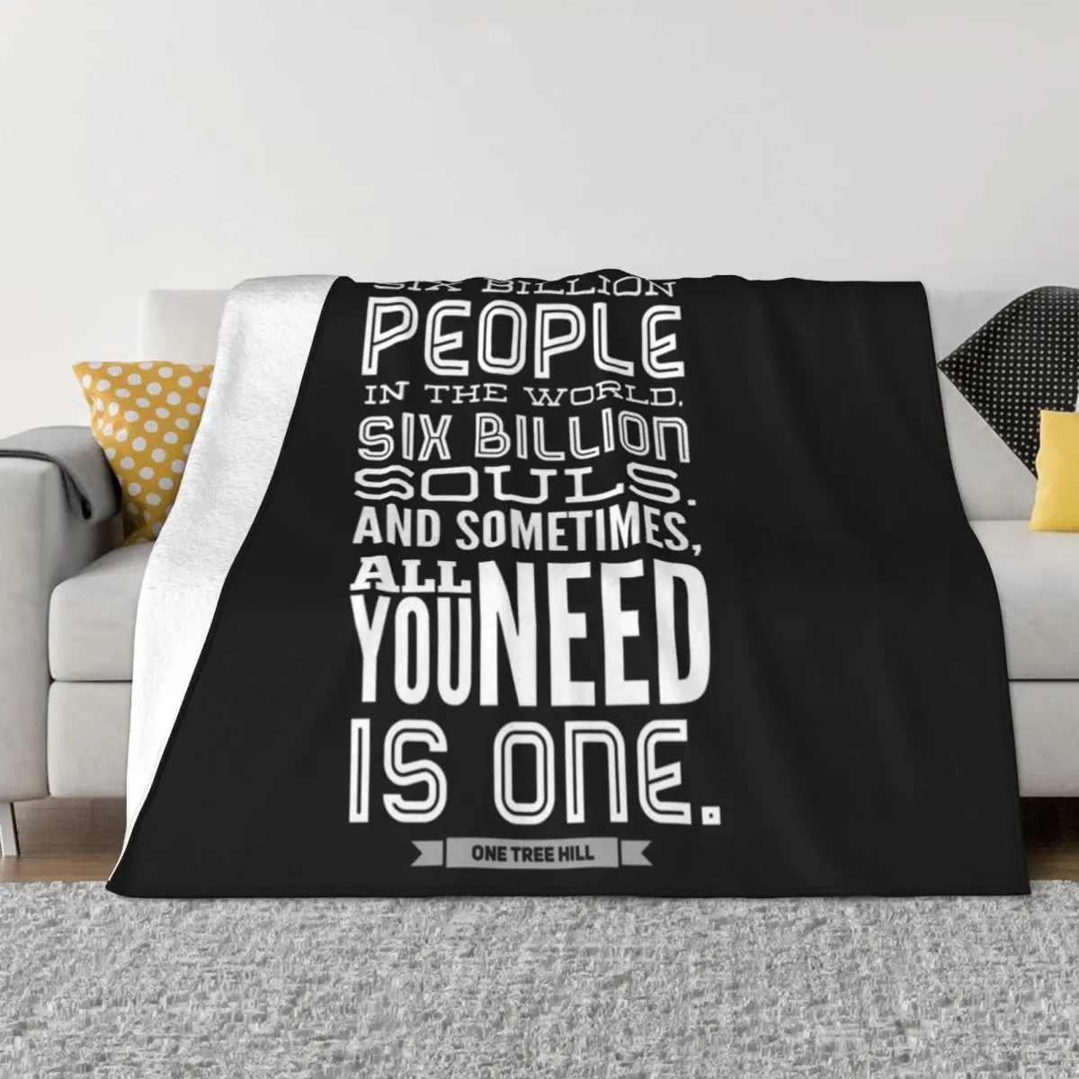 

One tree hill - six billion Throw Blanket christmas decoration For Sofa Thin Polar funny gift Blankets