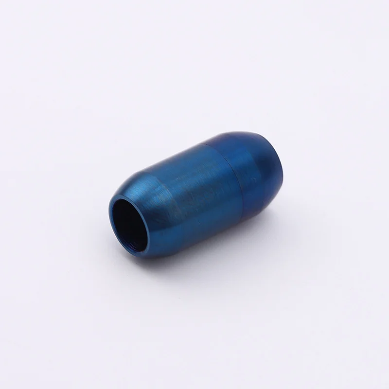 10pcs Stainless Steel Magnetic Clasps 3mm-10mm Blue Leather Cord Bracelet Magnet Buckle Necklace Clasp Diy Jewelry Making