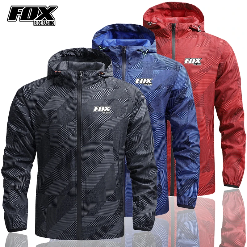 Cycling jacket motorcycle jacket cycling clothes FOX RIDE RACING windproof MTB mountain bicycle windbreaker