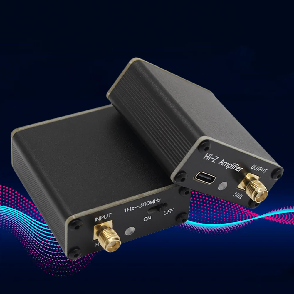 High Impedance Amplifier Donut Antenna 5V 600mA Donut SW AM Antenna for HackRF One Built-In 600mah Battery for SDR Walkie Talkie