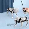 DIY Assembly Solar Electric Mechanical Dog Science Tech Puzzle Toy Smart Education Robot Dog Toys for Kids Children Gifts 5
