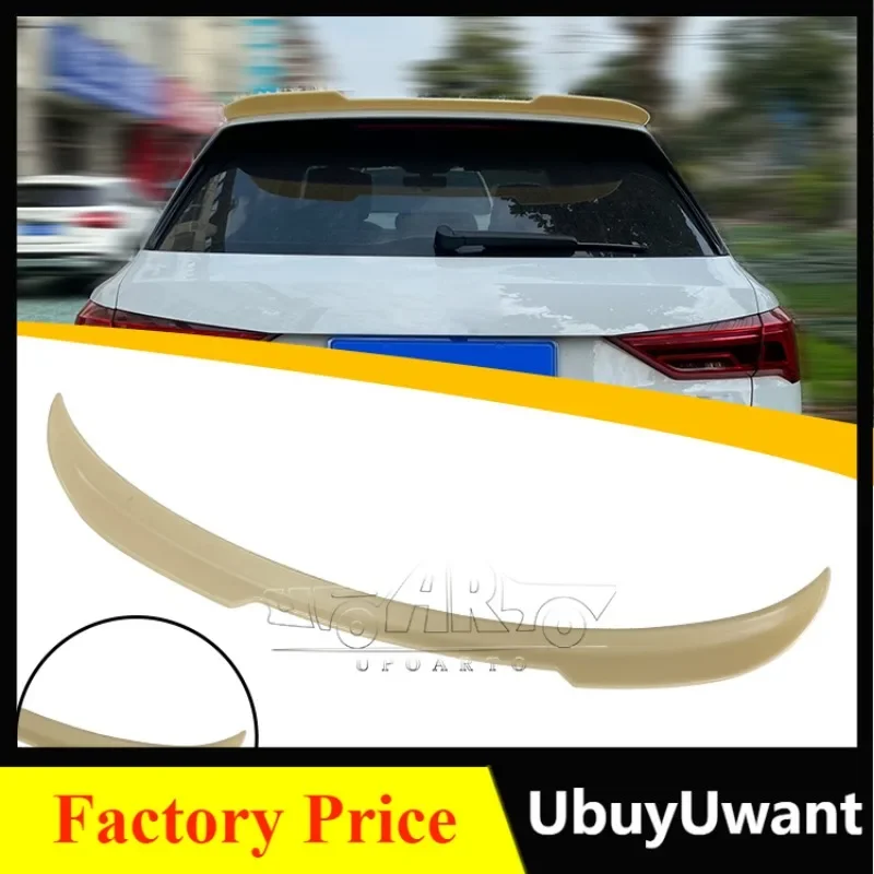 

Автомобильный спойлер Q3, обновленные детали, Неокрашенный задний спойлер на крышу, удлинитель для Audi Q3 F3 2019 2020 2021 2022 2023