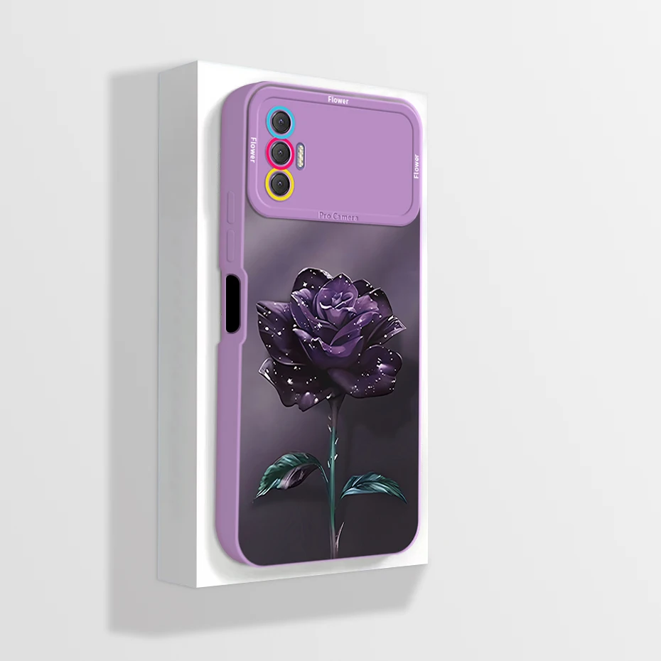 Artistic Liquid Silicone Soft Shockproof Phone Case Cover