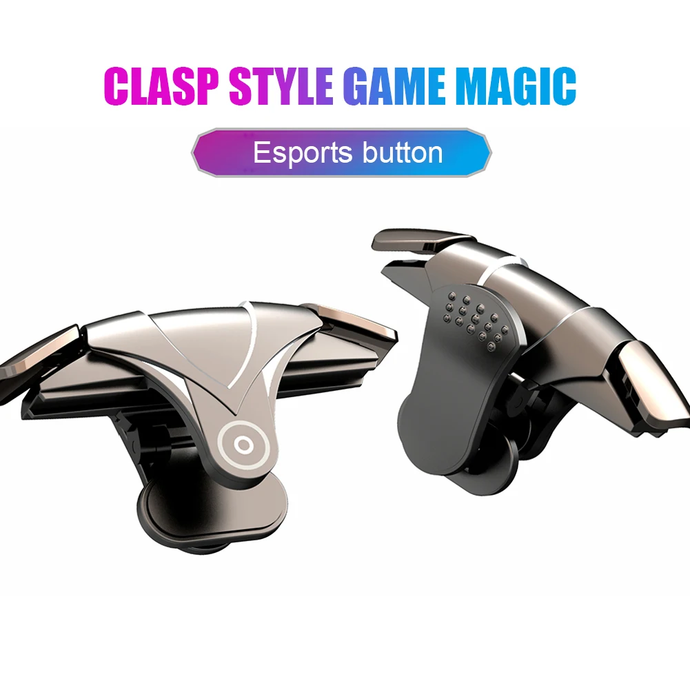 Gaming Controller Game Joystick G12 Mobile Phone Gaming Trigger Game PUBG Shooter Joysticks Gamepad Shooting ABS Aim Key Button L1 R1 Controller For IOS Android