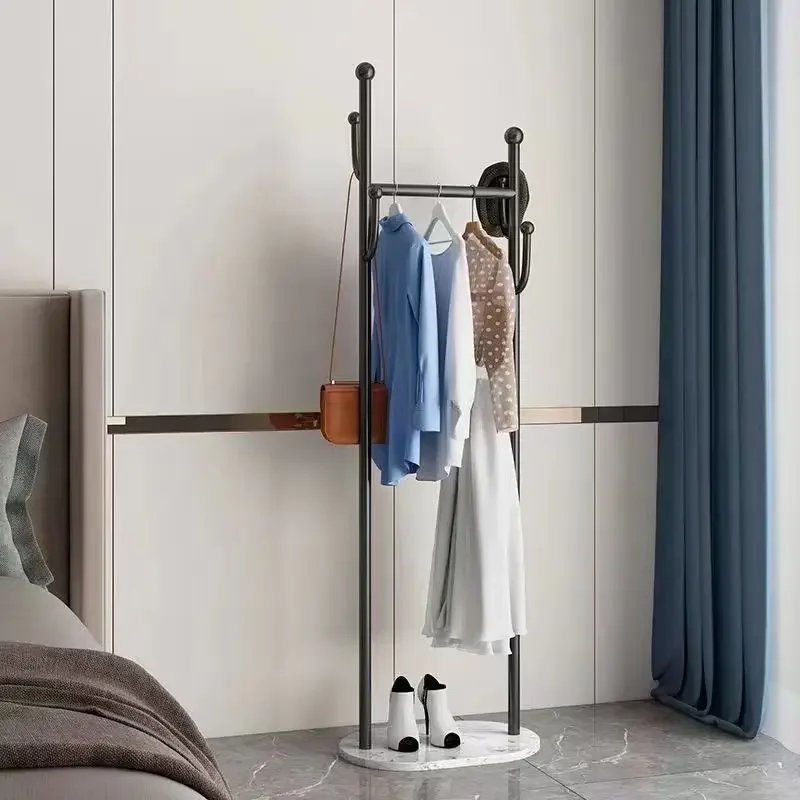 Floor Standing Coat Rack Office Living Room Hanging Clothes Rack Luxury Bedroom Coat Hangers-Space Saving