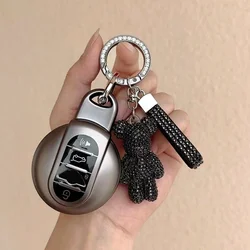 Metallic Gray TPU 4 - Button Remote Car Key Case Cover (A2)