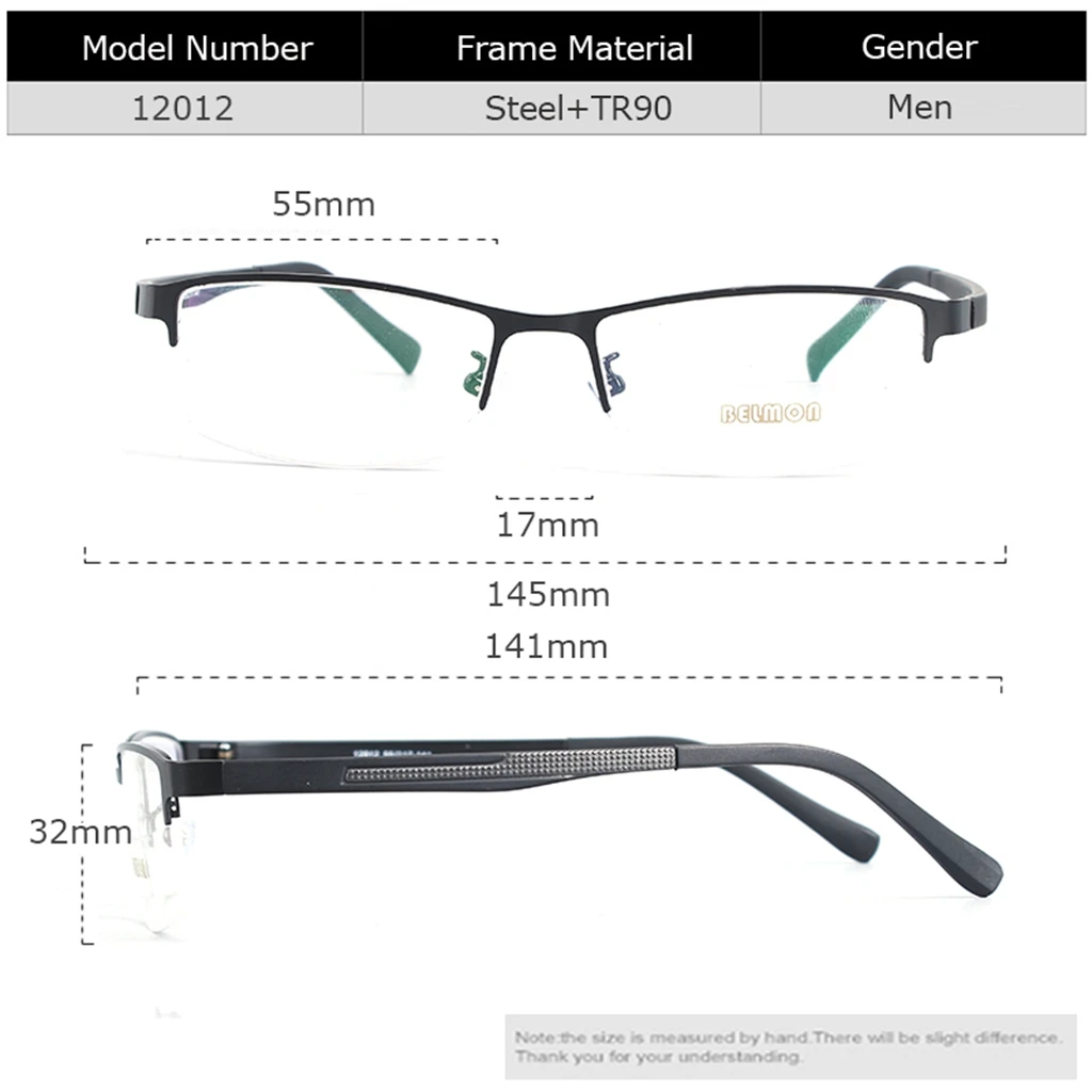 TENGJIAO Spectacle Frame Men Korean Nerd Computer Prescription Optical