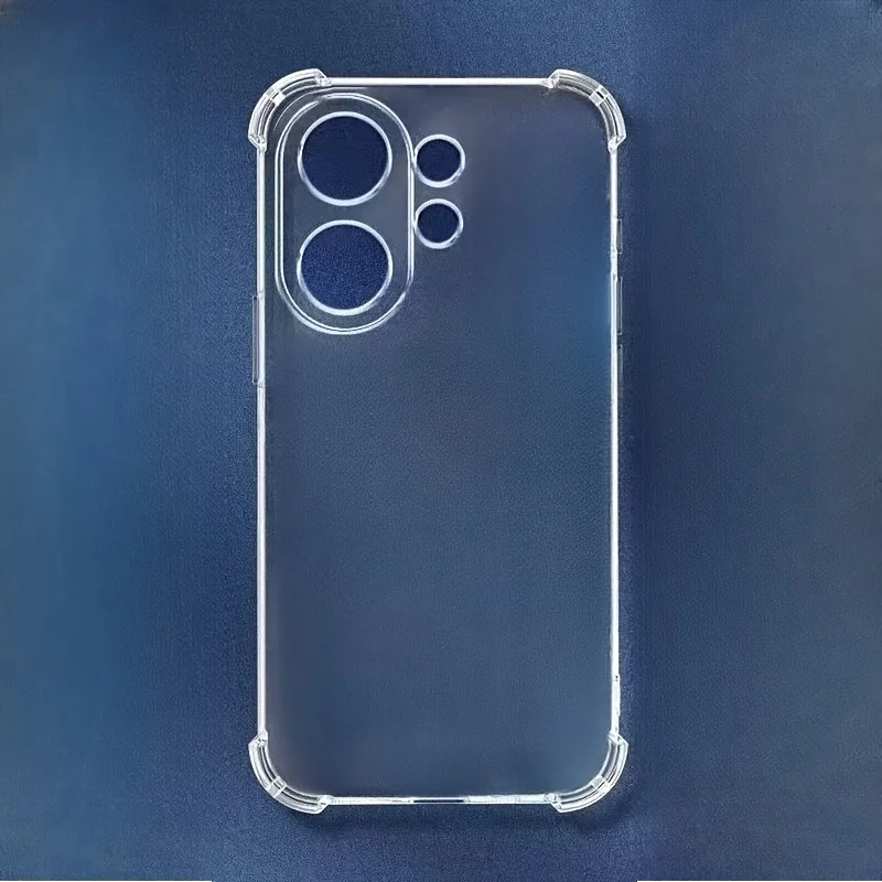 Clear Soft Silicone Transparent Phone Case, Back Cover