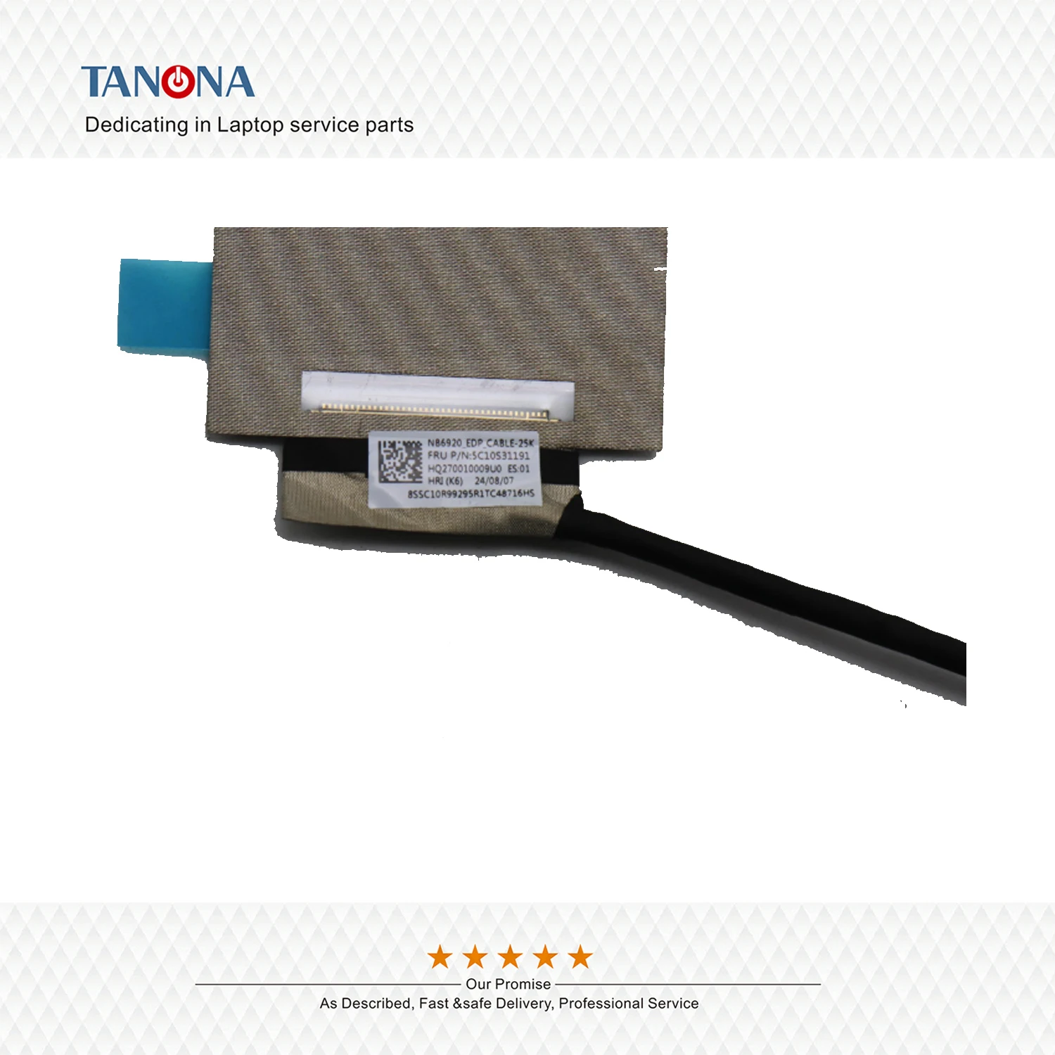 ThinkBook 16 G7 QOY Lcd EDP 케이블 Lvds 와이어 스크린 21NH용 새 제품 5C10S31191