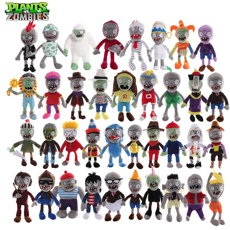 30 cm Pflanzen VS Zombies Gefüllte Plüsch Puppe Spielzeug Mikrofon Zombie Zeitung Zombie Cartoon Spiel Cosplay Anime Figur Kinder Geschenke