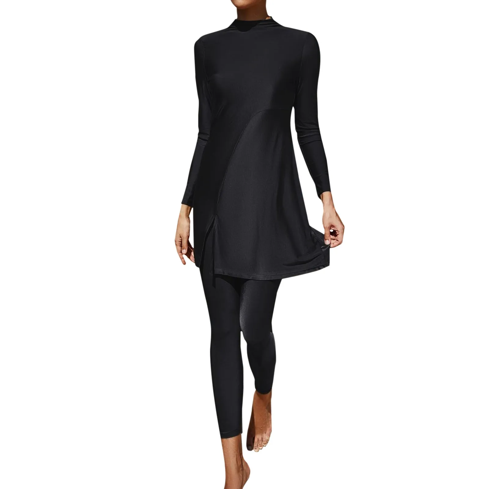 BAINA Traje De Baño Para Mujer Verano 3 Piezas Traje De Baño Musulmán Cómodo Traje De Baño De