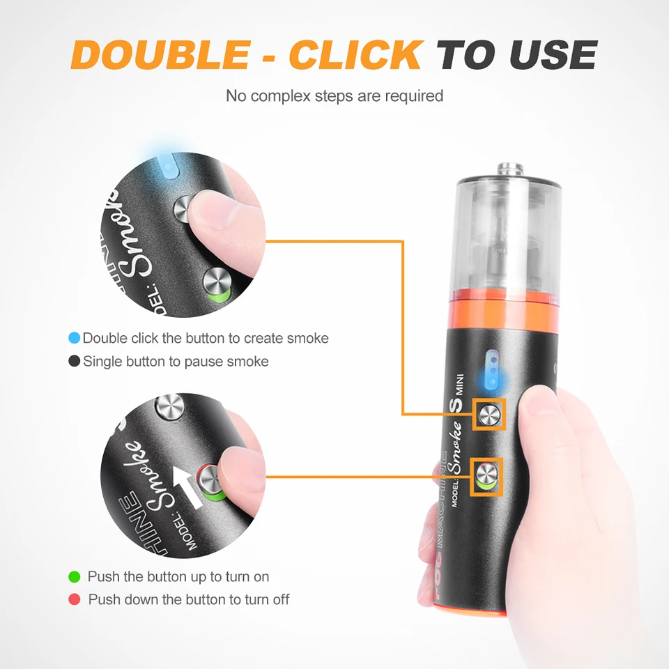 Amazon.com: LENSGO Smoke S MINI Fog Machine, Handheld