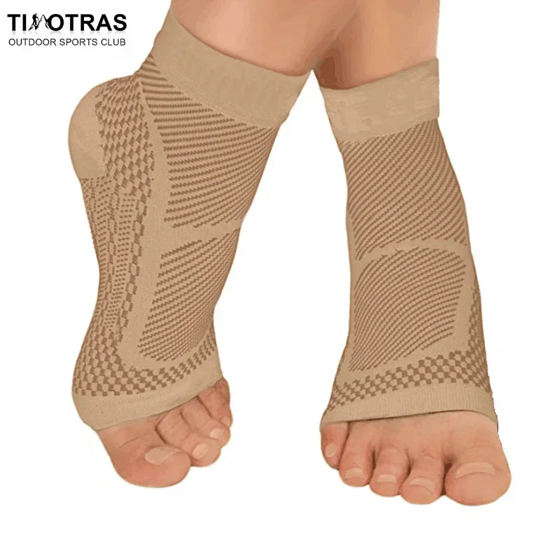 

Sports Ankle Brace Compression Sleeve Plantar Fasciitis Sock for Achilles Tendonitis Joint Pain Reduces Swelling Heel Spur Pain