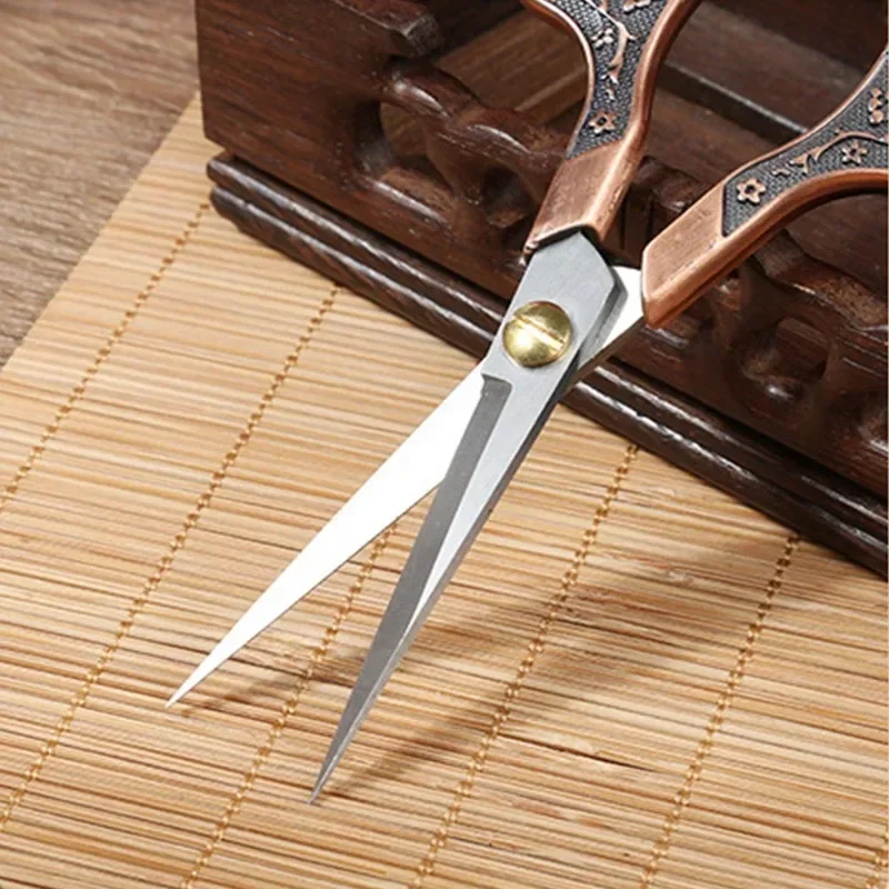 Stainless Steel Sewing Scissors 1PC Retro Embroidery Tailor Scissors Dressmaker Shears Fabric Cutter DIY Sewing Accessories sewing scissors tailor scissors sewing supplies