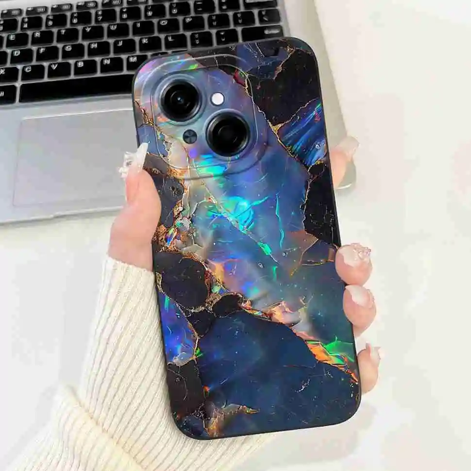 Black Butterfly Ultra-Thin Soft Silicone Case - 6.67 Back Cover